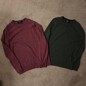 Banana Republic Italian Merino Yarn by Baruffa Sweaters Olive + Berry Men’s XL